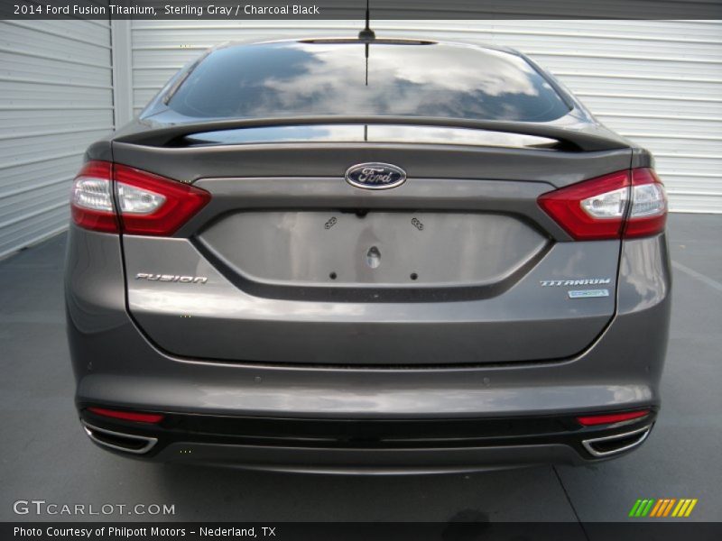 Sterling Gray / Charcoal Black 2014 Ford Fusion Titanium