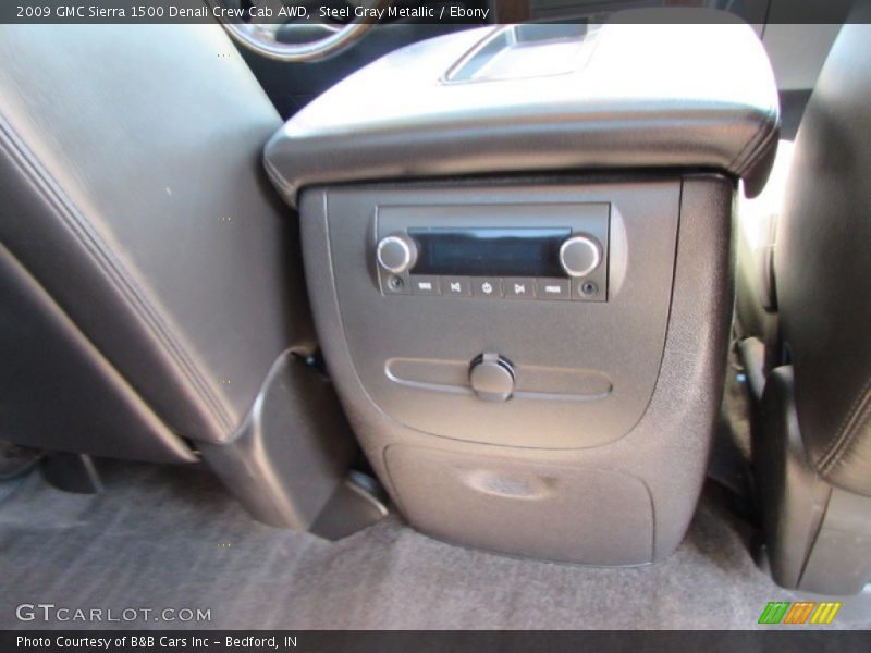 Steel Gray Metallic / Ebony 2009 GMC Sierra 1500 Denali Crew Cab AWD