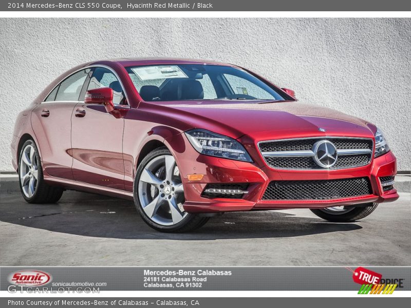 Hyacinth Red Metallic / Black 2014 Mercedes-Benz CLS 550 Coupe