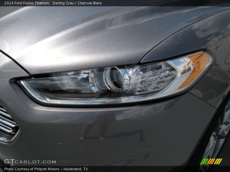 Sterling Gray / Charcoal Black 2014 Ford Fusion Titanium