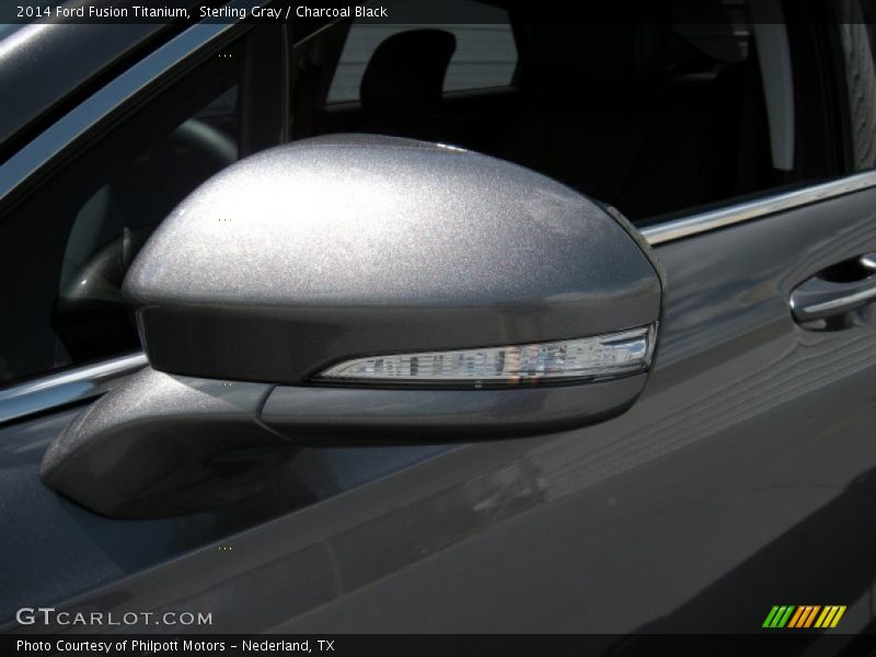 Sterling Gray / Charcoal Black 2014 Ford Fusion Titanium