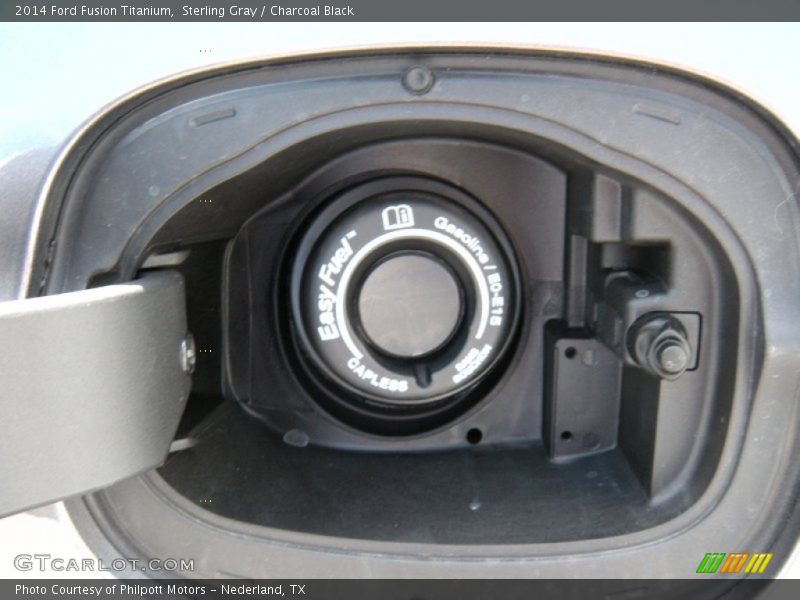 Sterling Gray / Charcoal Black 2014 Ford Fusion Titanium