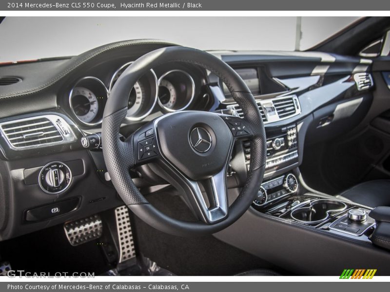 Hyacinth Red Metallic / Black 2014 Mercedes-Benz CLS 550 Coupe
