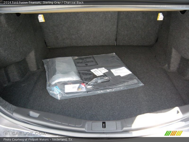 Sterling Gray / Charcoal Black 2014 Ford Fusion Titanium