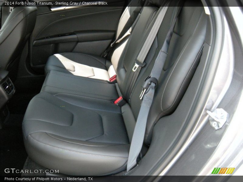 Sterling Gray / Charcoal Black 2014 Ford Fusion Titanium