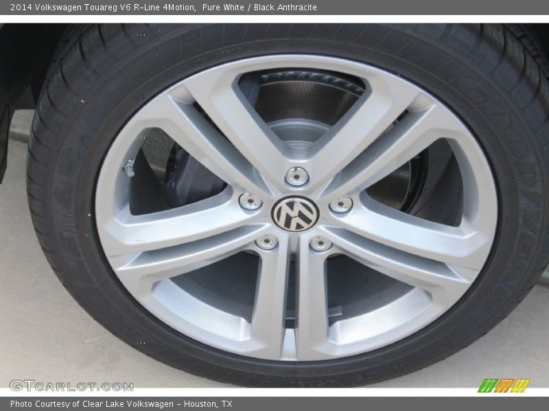 Pure White / Black Anthracite 2014 Volkswagen Touareg V6 R-Line 4Motion