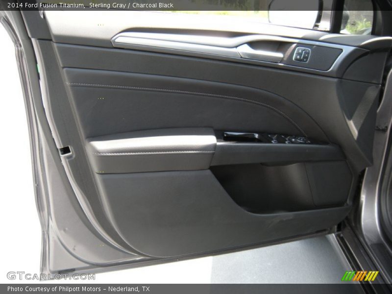 Sterling Gray / Charcoal Black 2014 Ford Fusion Titanium
