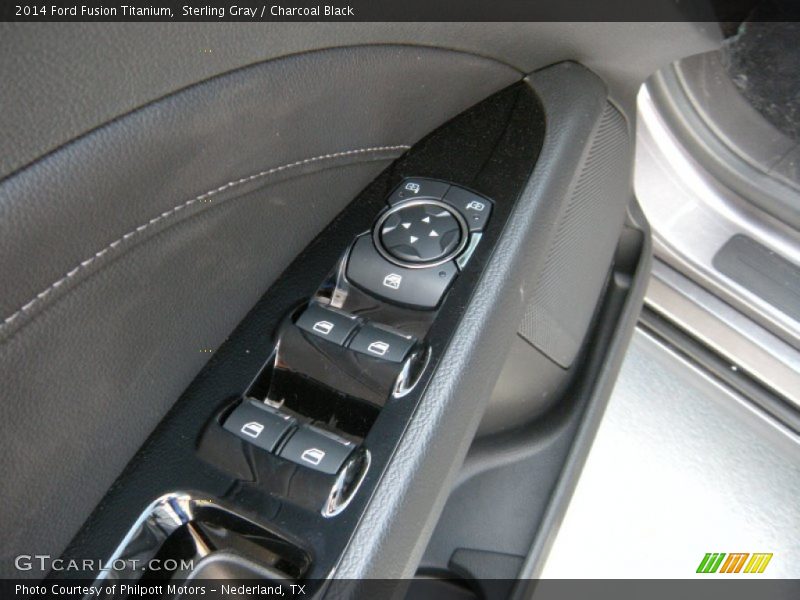 Sterling Gray / Charcoal Black 2014 Ford Fusion Titanium