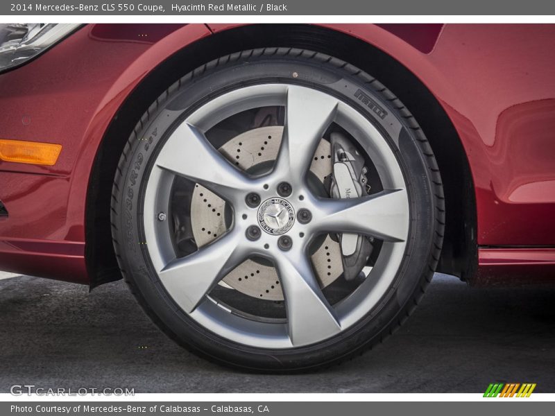 Hyacinth Red Metallic / Black 2014 Mercedes-Benz CLS 550 Coupe
