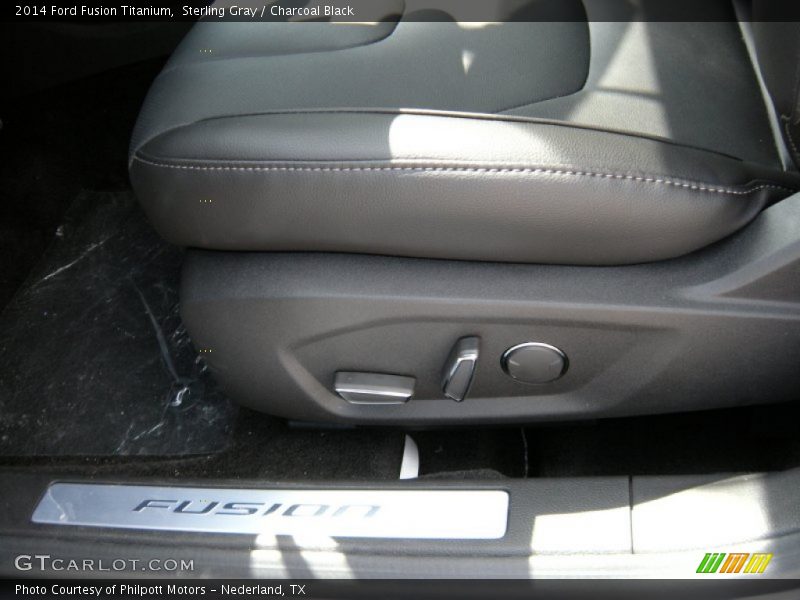 Sterling Gray / Charcoal Black 2014 Ford Fusion Titanium