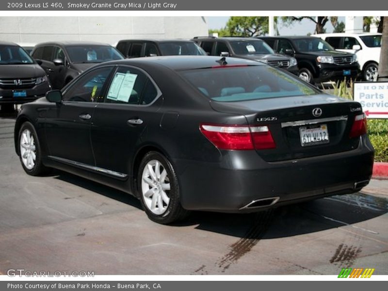 Smokey Granite Gray Mica / Light Gray 2009 Lexus LS 460