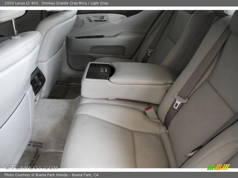 Smokey Granite Gray Mica / Light Gray 2009 Lexus LS 460