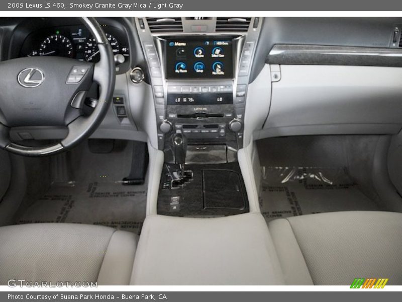 Smokey Granite Gray Mica / Light Gray 2009 Lexus LS 460