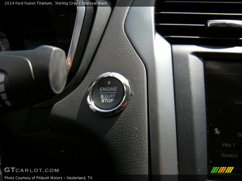 Sterling Gray / Charcoal Black 2014 Ford Fusion Titanium