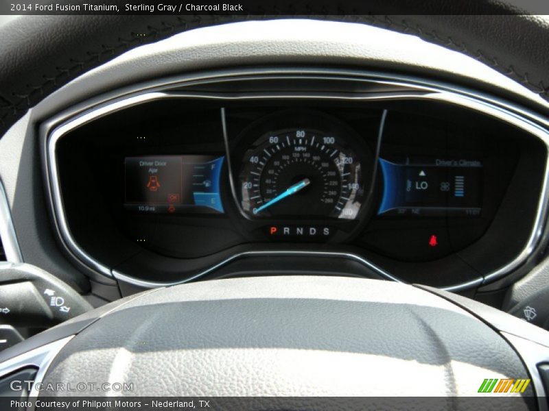 Sterling Gray / Charcoal Black 2014 Ford Fusion Titanium