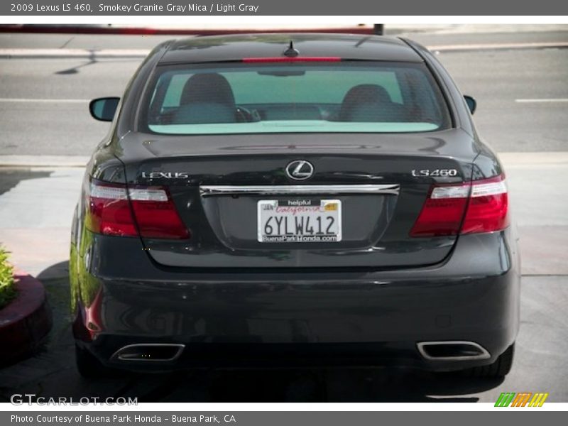 Smokey Granite Gray Mica / Light Gray 2009 Lexus LS 460