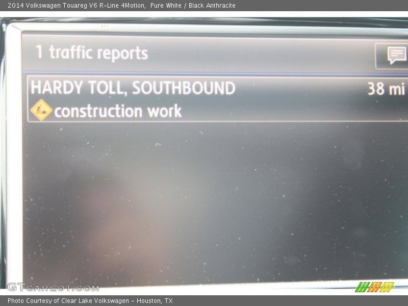 Pure White / Black Anthracite 2014 Volkswagen Touareg V6 R-Line 4Motion