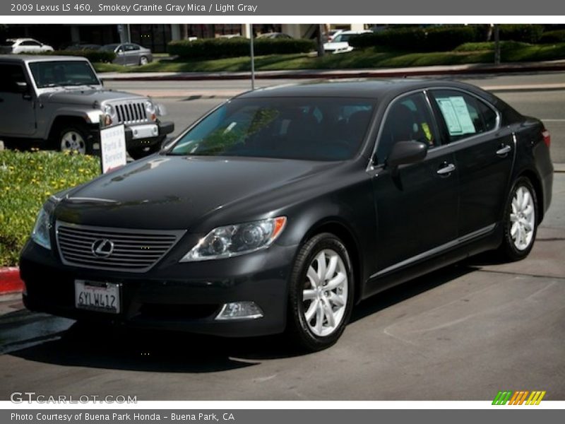 Smokey Granite Gray Mica / Light Gray 2009 Lexus LS 460
