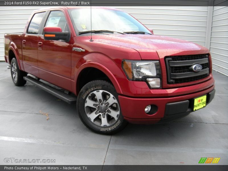 Ruby Red / Black 2014 Ford F150 FX2 SuperCrew