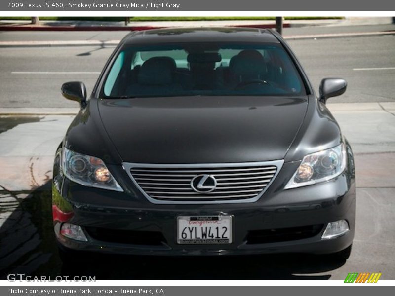 Smokey Granite Gray Mica / Light Gray 2009 Lexus LS 460