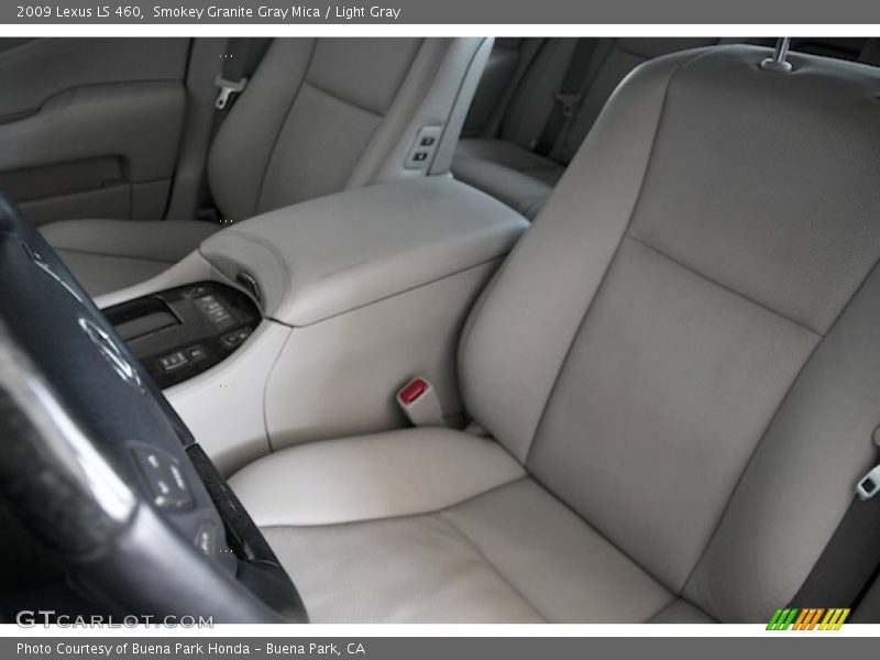 Smokey Granite Gray Mica / Light Gray 2009 Lexus LS 460