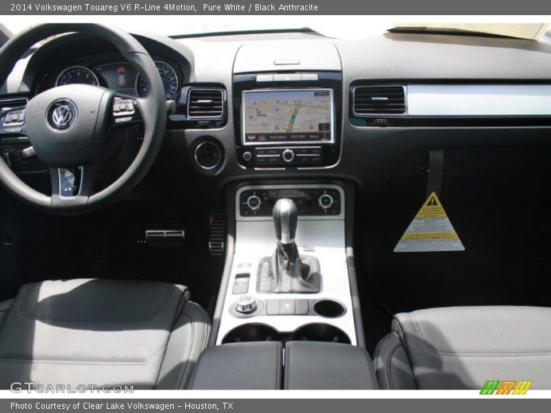 Pure White / Black Anthracite 2014 Volkswagen Touareg V6 R-Line 4Motion
