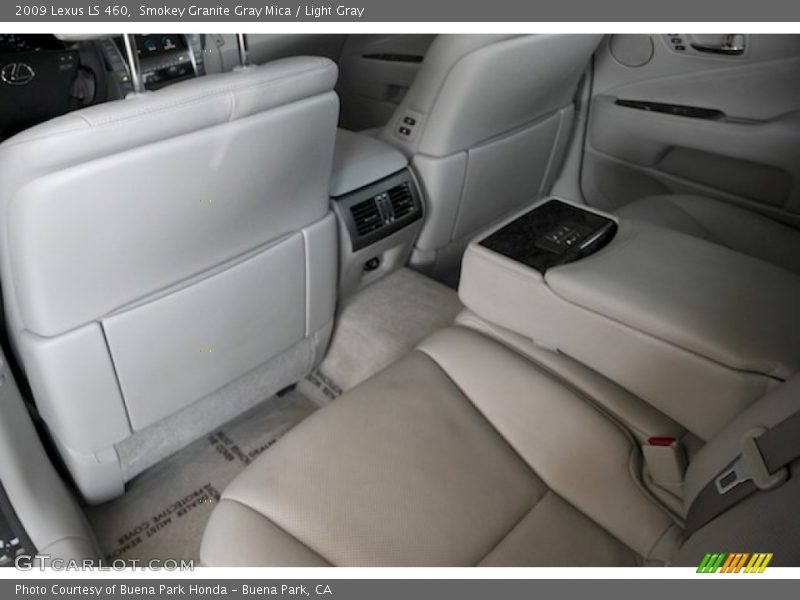 Smokey Granite Gray Mica / Light Gray 2009 Lexus LS 460