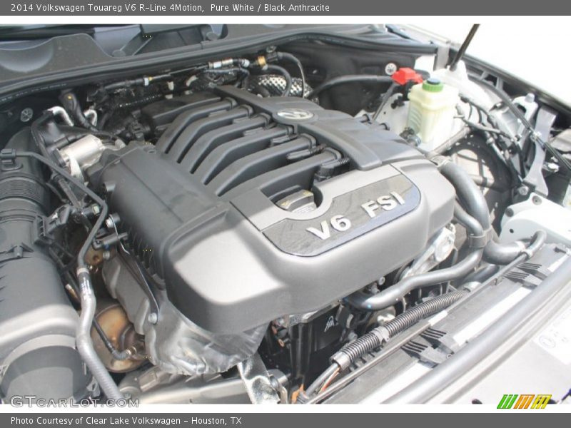 Pure White / Black Anthracite 2014 Volkswagen Touareg V6 R-Line 4Motion