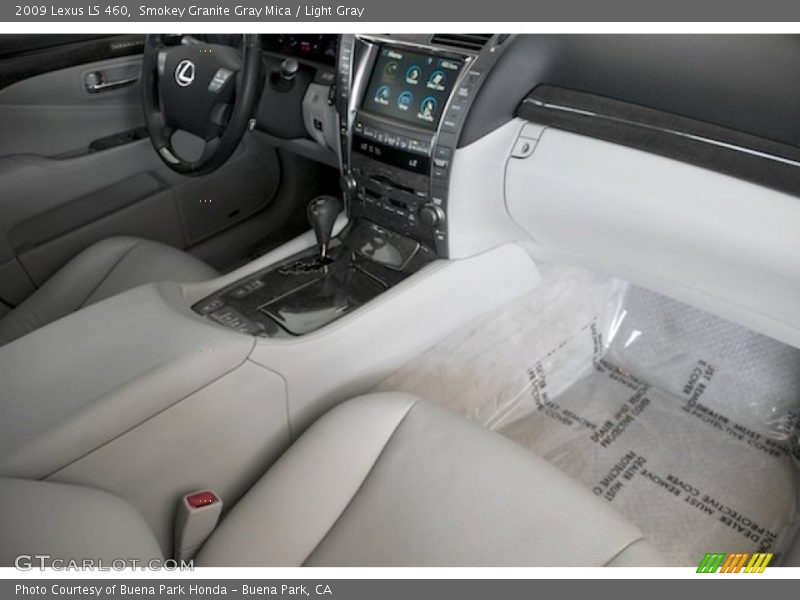 Smokey Granite Gray Mica / Light Gray 2009 Lexus LS 460