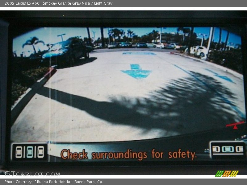 Smokey Granite Gray Mica / Light Gray 2009 Lexus LS 460