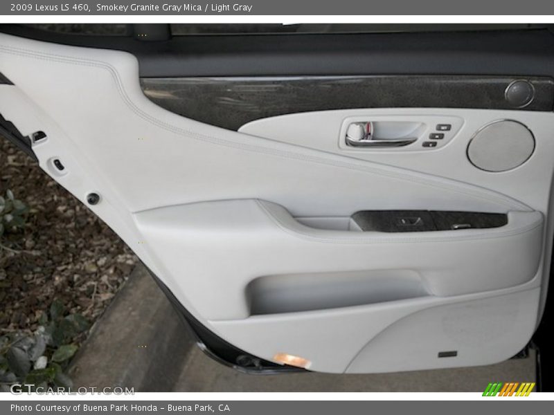 Smokey Granite Gray Mica / Light Gray 2009 Lexus LS 460