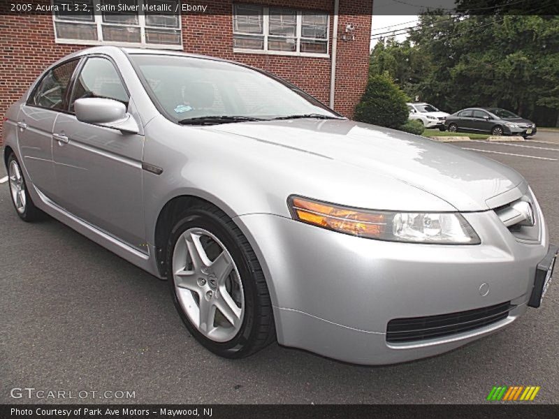 Satin Silver Metallic / Ebony 2005 Acura TL 3.2