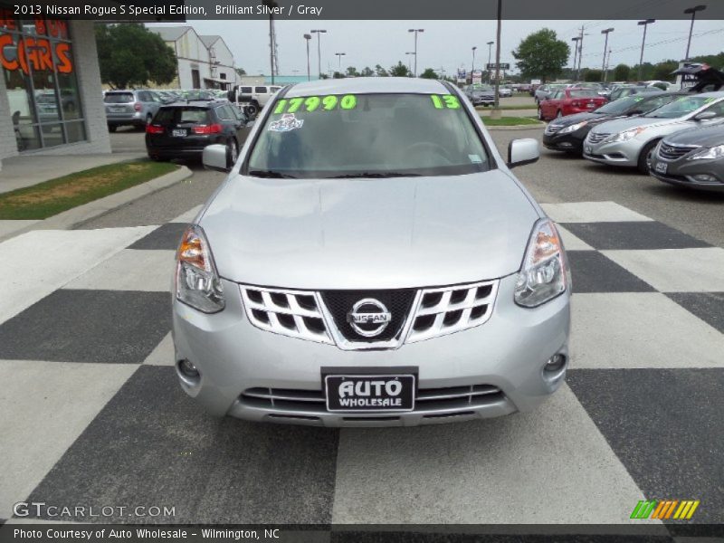 Brilliant Silver / Gray 2013 Nissan Rogue S Special Edition