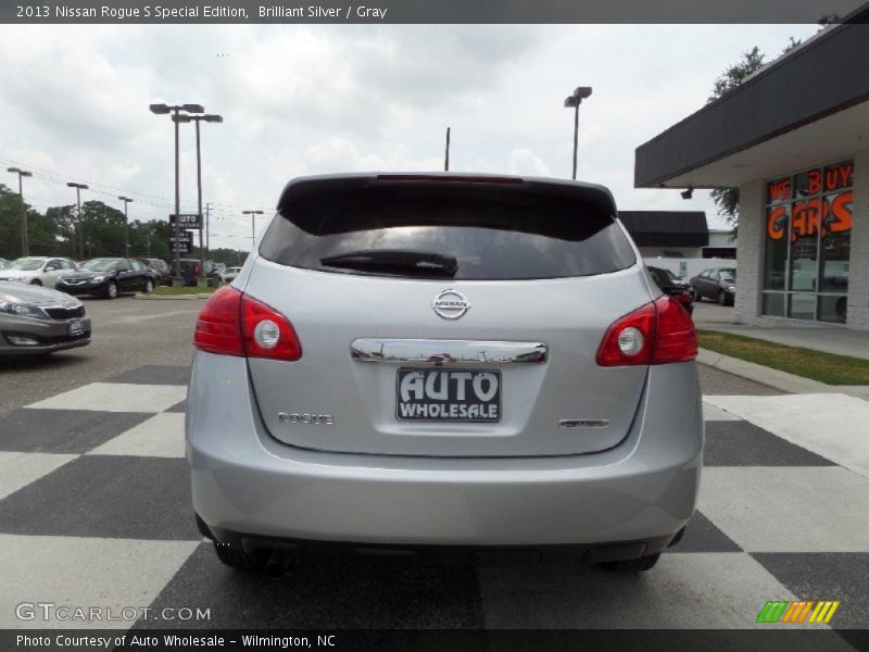 Brilliant Silver / Gray 2013 Nissan Rogue S Special Edition