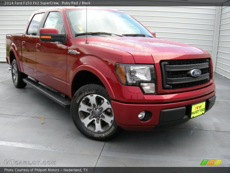 Ruby Red / Black 2014 Ford F150 FX2 SuperCrew