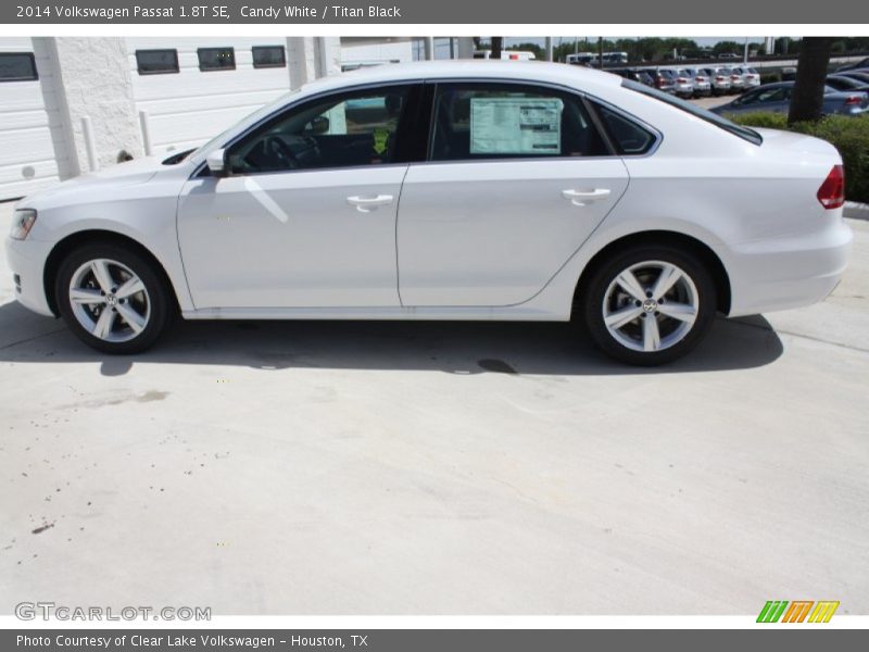 Candy White / Titan Black 2014 Volkswagen Passat 1.8T SE