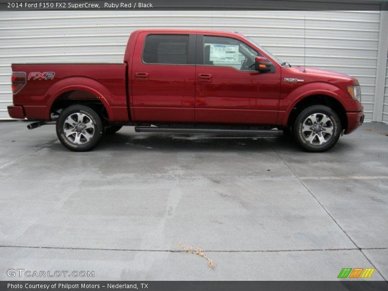 Ruby Red / Black 2014 Ford F150 FX2 SuperCrew