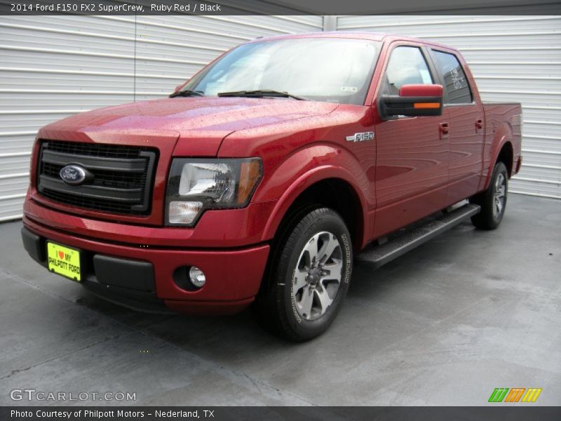 Ruby Red / Black 2014 Ford F150 FX2 SuperCrew