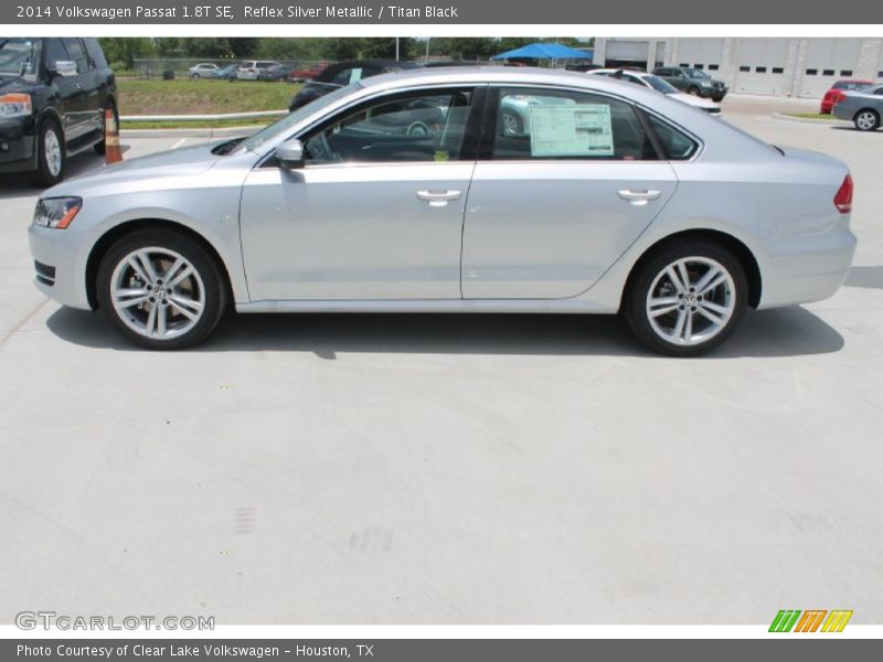 Reflex Silver Metallic / Titan Black 2014 Volkswagen Passat 1.8T SE