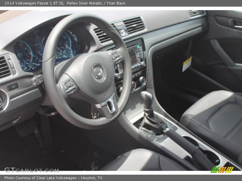Reflex Silver Metallic / Titan Black 2014 Volkswagen Passat 1.8T SE