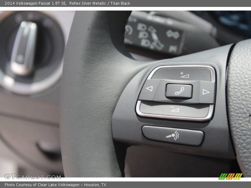 Reflex Silver Metallic / Titan Black 2014 Volkswagen Passat 1.8T SE