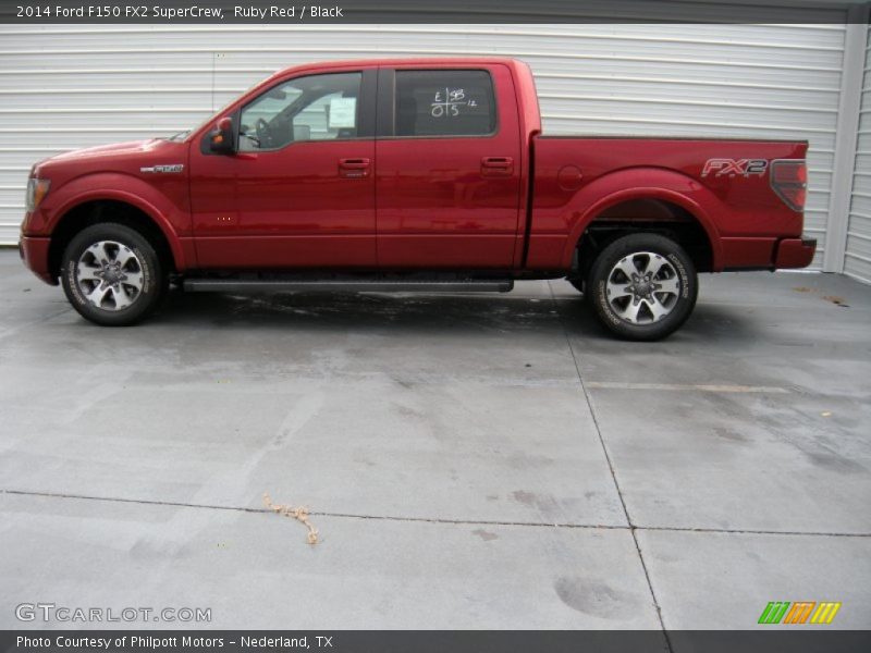 Ruby Red / Black 2014 Ford F150 FX2 SuperCrew