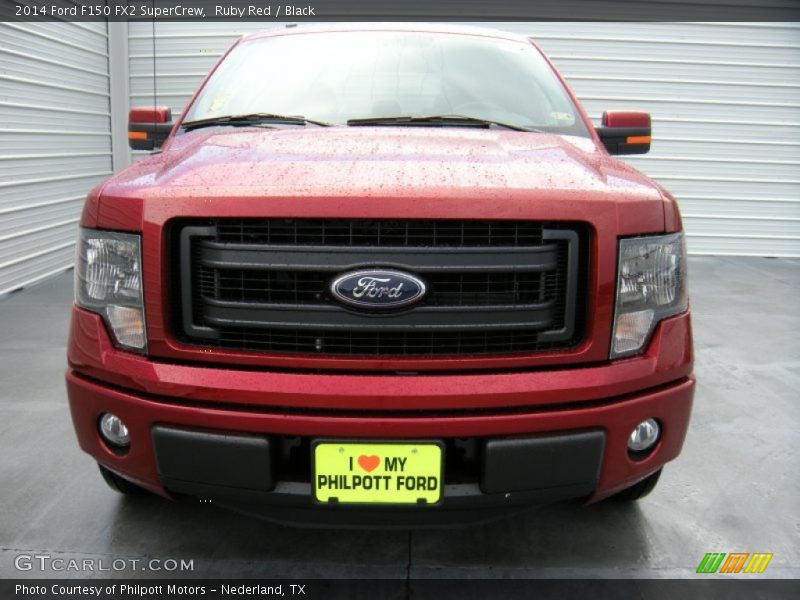 Ruby Red / Black 2014 Ford F150 FX2 SuperCrew