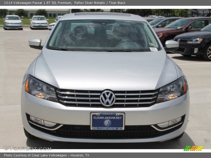 Reflex Silver Metallic / Titan Black 2014 Volkswagen Passat 1.8T SEL Premium