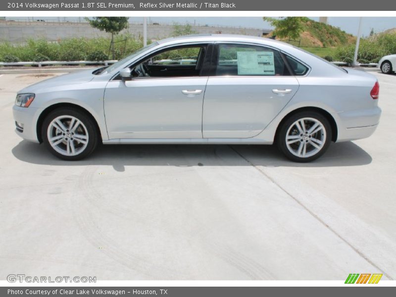 Reflex Silver Metallic / Titan Black 2014 Volkswagen Passat 1.8T SEL Premium
