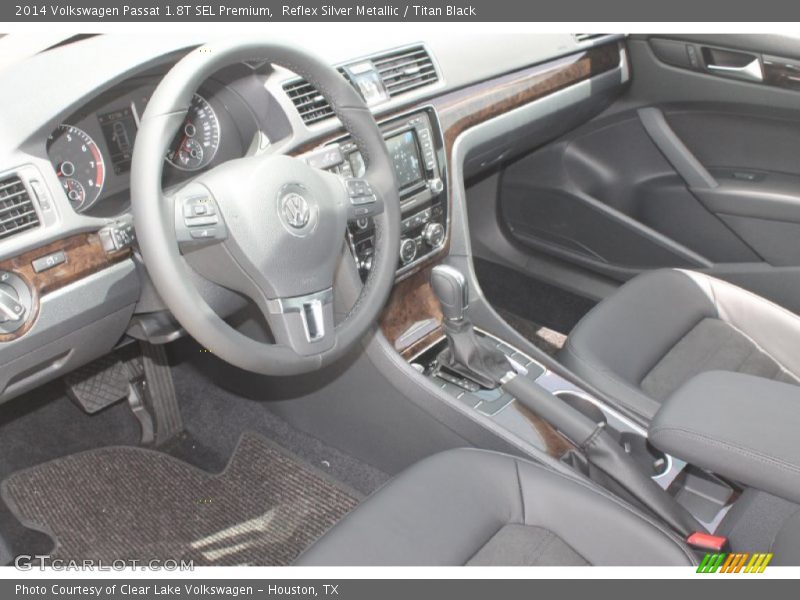 Reflex Silver Metallic / Titan Black 2014 Volkswagen Passat 1.8T SEL Premium