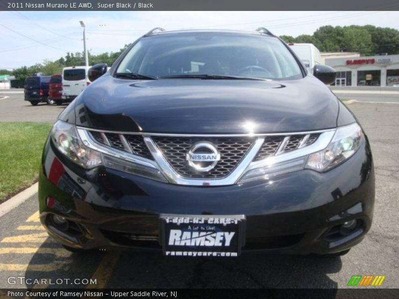 Super Black / Black 2011 Nissan Murano LE AWD