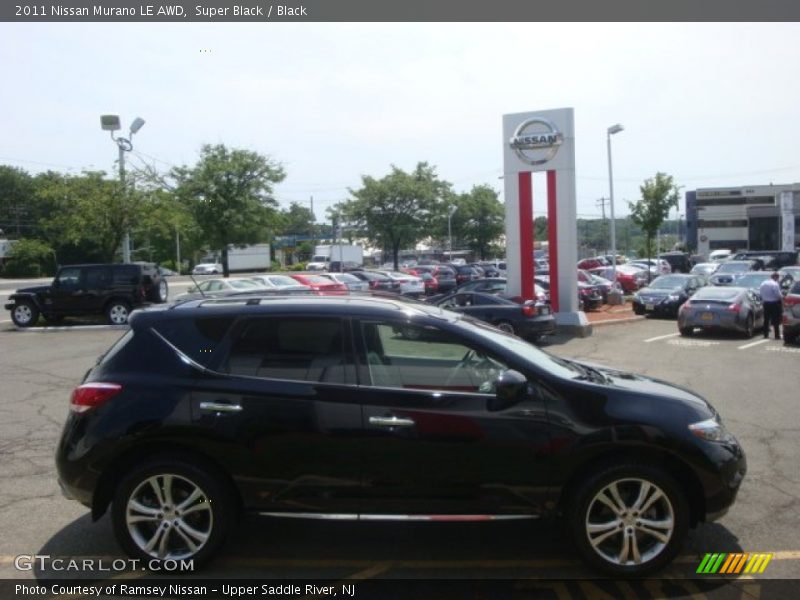 Super Black / Black 2011 Nissan Murano LE AWD