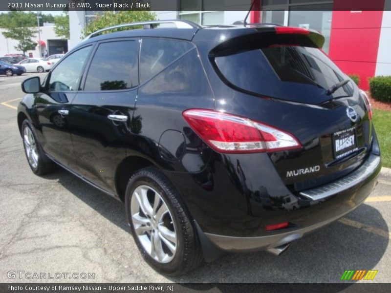 Super Black / Black 2011 Nissan Murano LE AWD