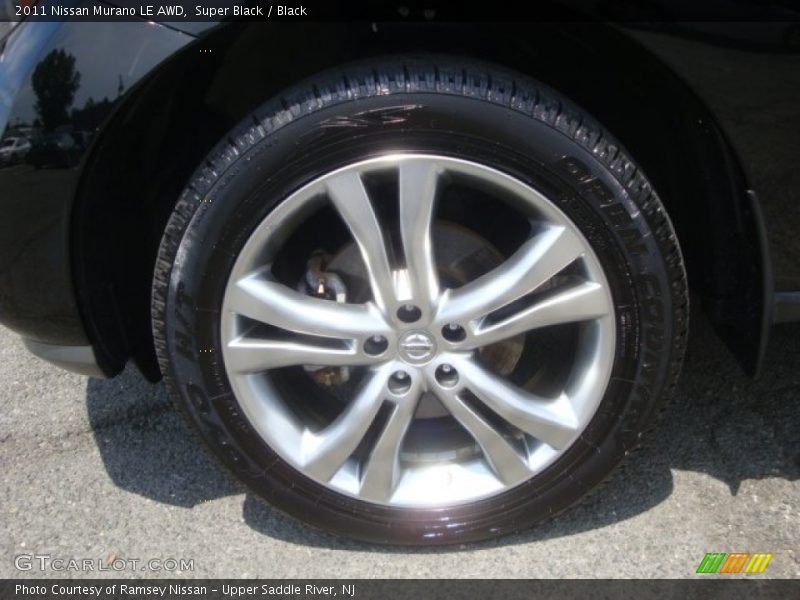 Super Black / Black 2011 Nissan Murano LE AWD